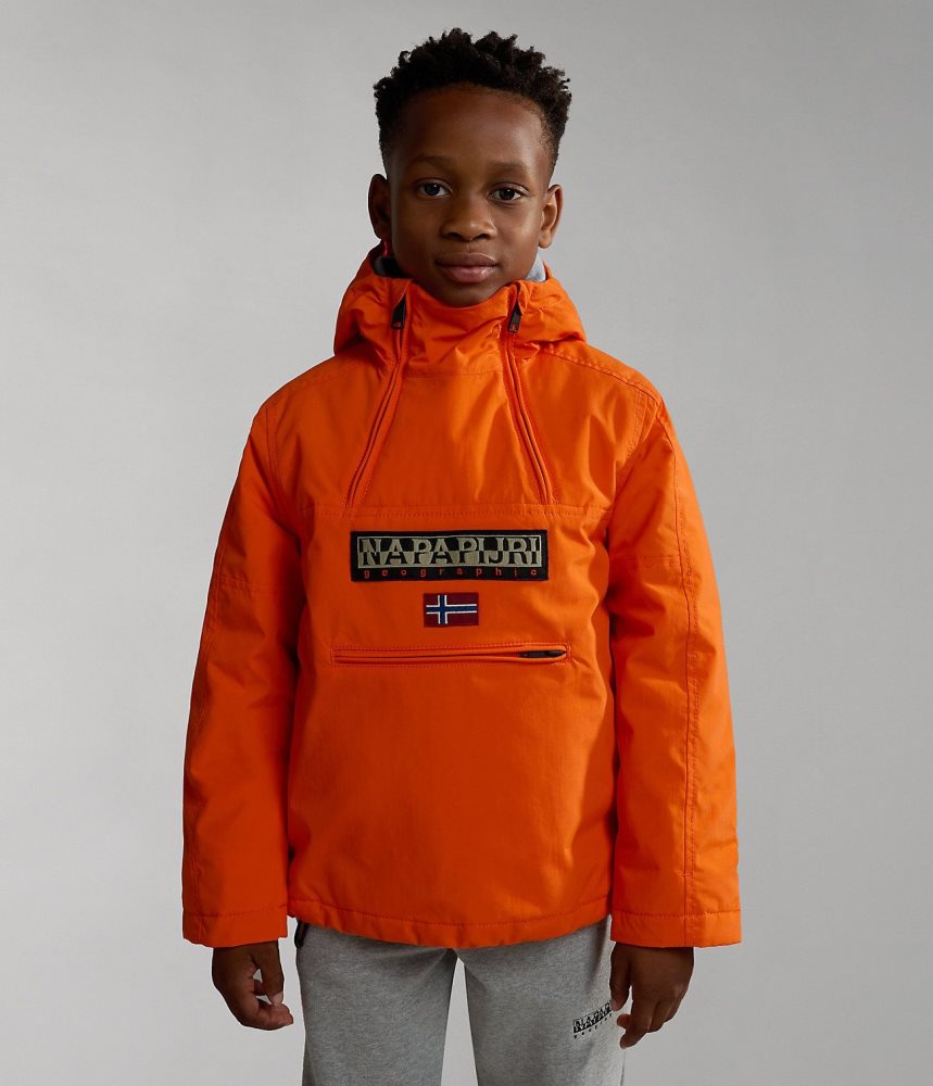 Napapijri Northfarer Winter Anorak Jacket (4-16 YEARS) Dječje Anoraks Narančaste Crvene | OTHN-45107