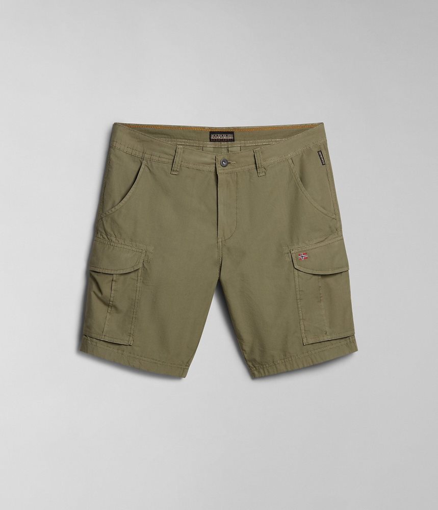 Napapijri Noto Bermuda Shorts Muške Kratke Hlače Zelene | UGBL-02591