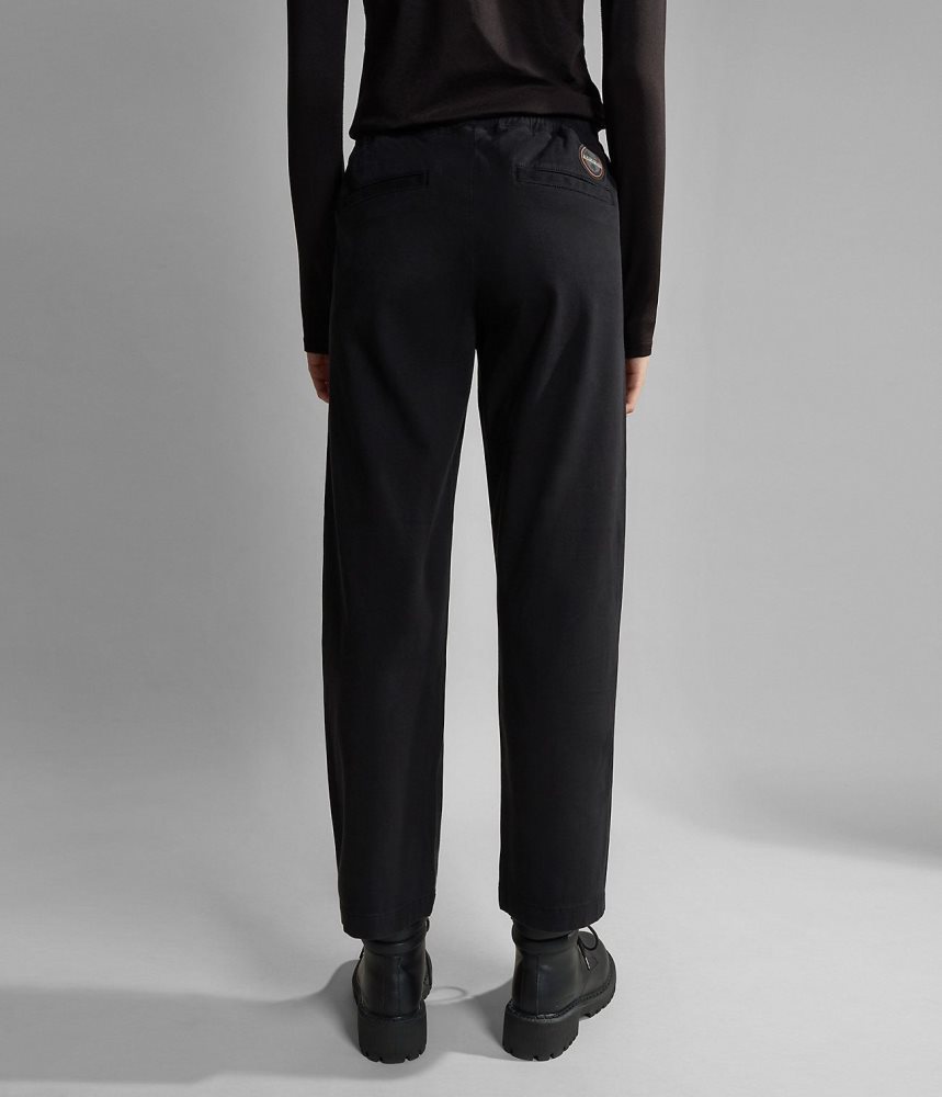 Napapijri Olette Trousers Ženske Jogger Hlače Crne | QNWY-32857