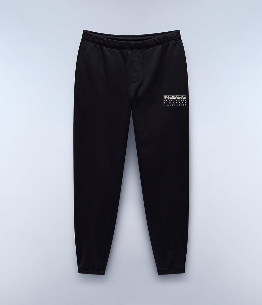 Napapijri Premium Joggers Muške Jogger Hlače Crne | IVUE-87265