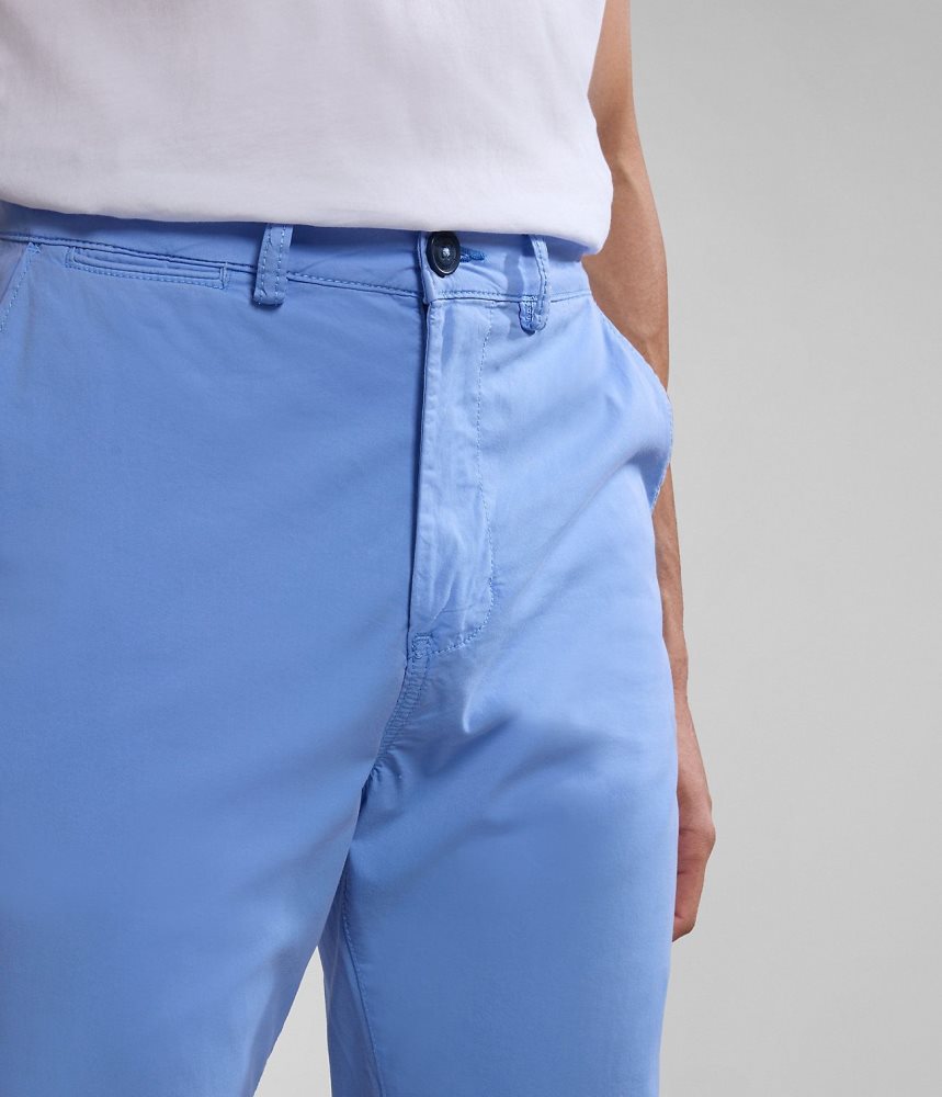 Napapijri Puyo Summer Chino Trousers Muške Chino Hlače Plave Cvjetne | VFZE-47519