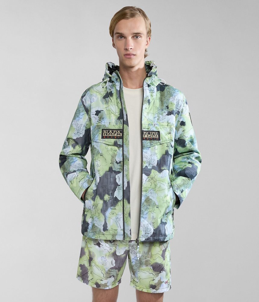 Napapijri Rainforest Open Summer Print Jacket Muške Vjetrovka Multicolour | GURN-69042