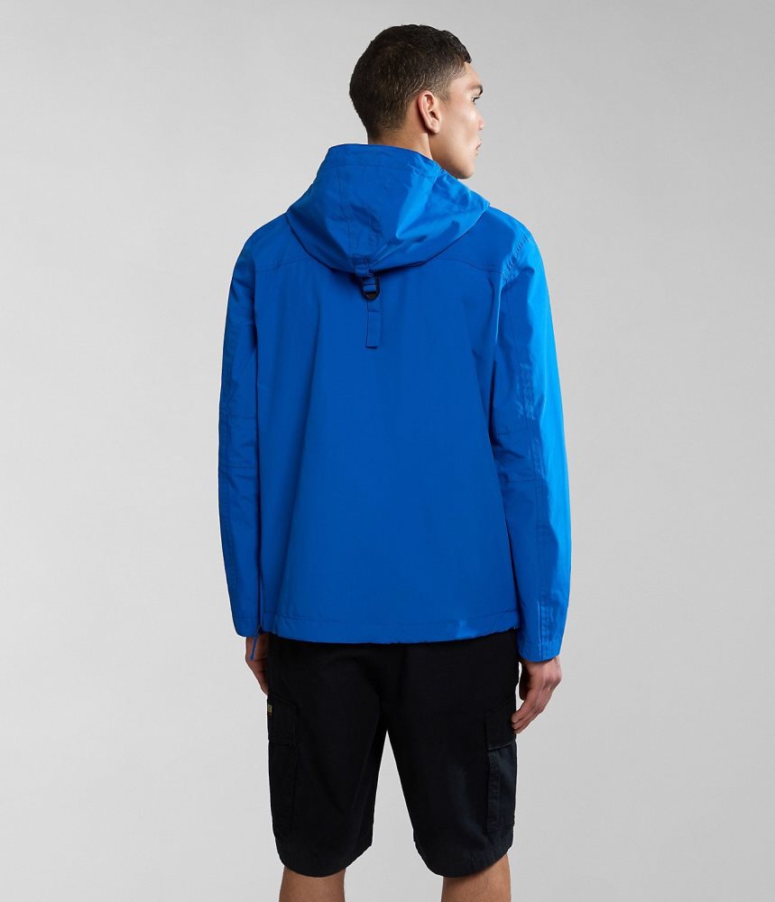 Napapijri Rainforest Pocket Summer Anorak Jacket Muške Anoraks Plave | RAPT-04139