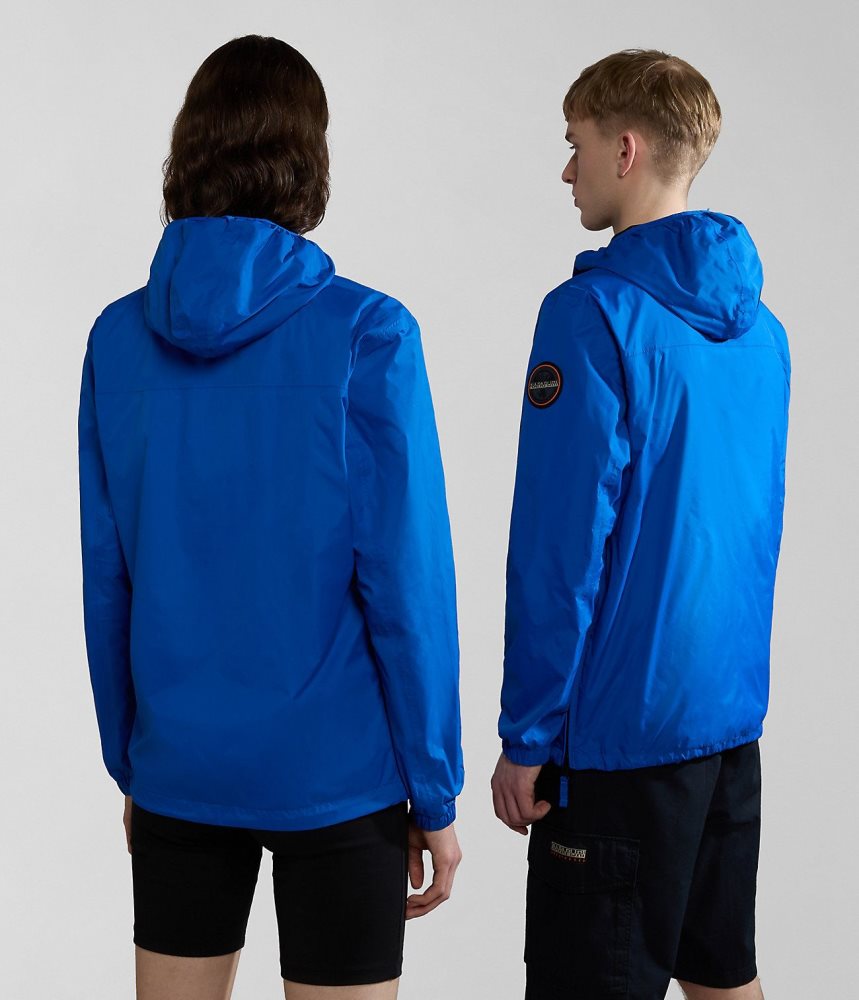 Napapijri Rainforest Ripstop Anorak Jacket - Unisex Muške Vjetrovka Plave | TANQ-70316