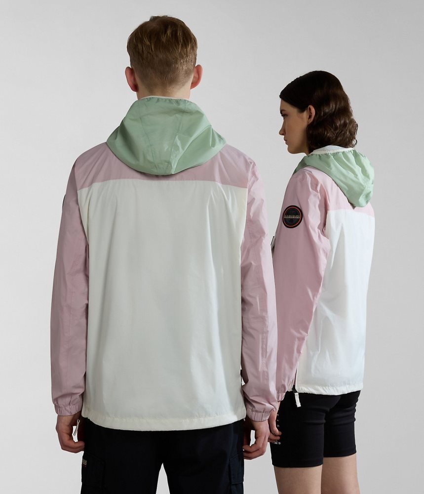 Napapijri Rainforest Ripstop Anorak Jacket - Unisex Muške Anoraks Multicolour | NGXH-24683