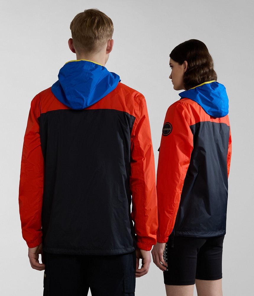 Napapijri Rainforest Ripstop Anorak Jacket - Unisex Ženske Vjetrovka Multicolour | KZHB-07652