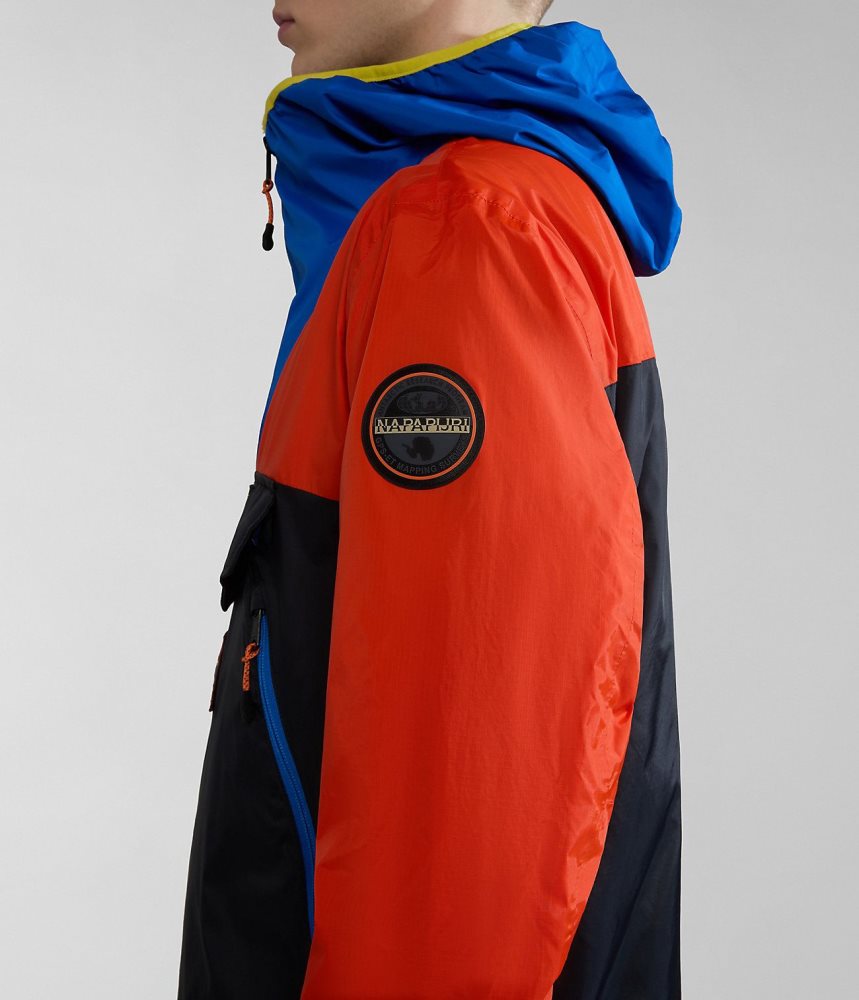 Napapijri Rainforest Ripstop Anorak Jacket - Unisex Ženske Vjetrovka Multicolour | KZHB-07652