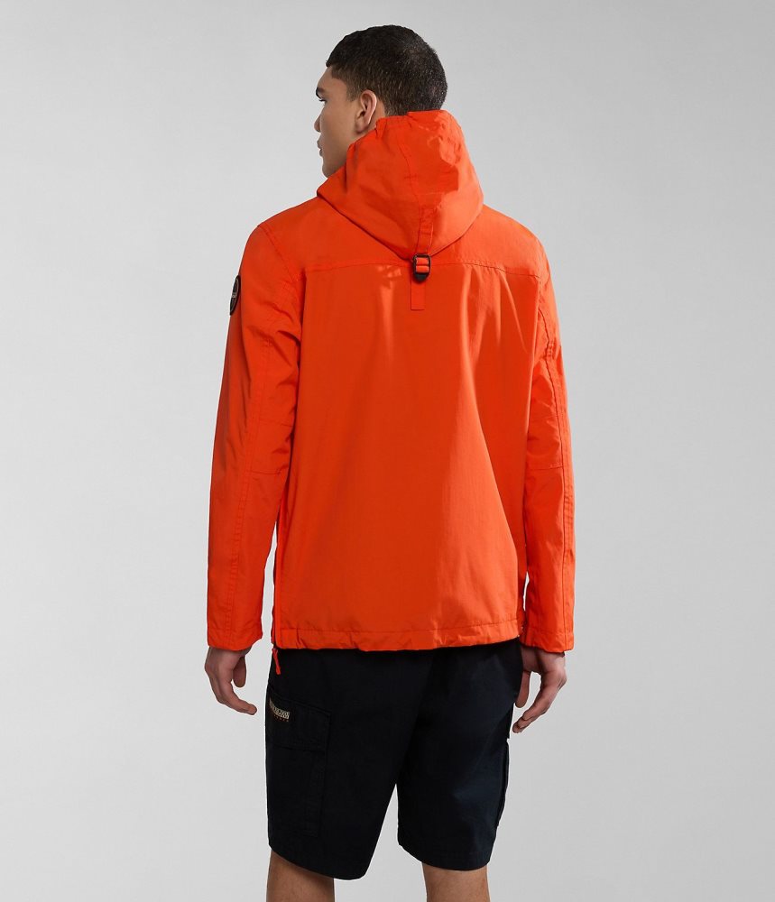 Napapijri Rainforest Summer Anorak Jacket Muške Anoraks Narančaste | AEZI-29186