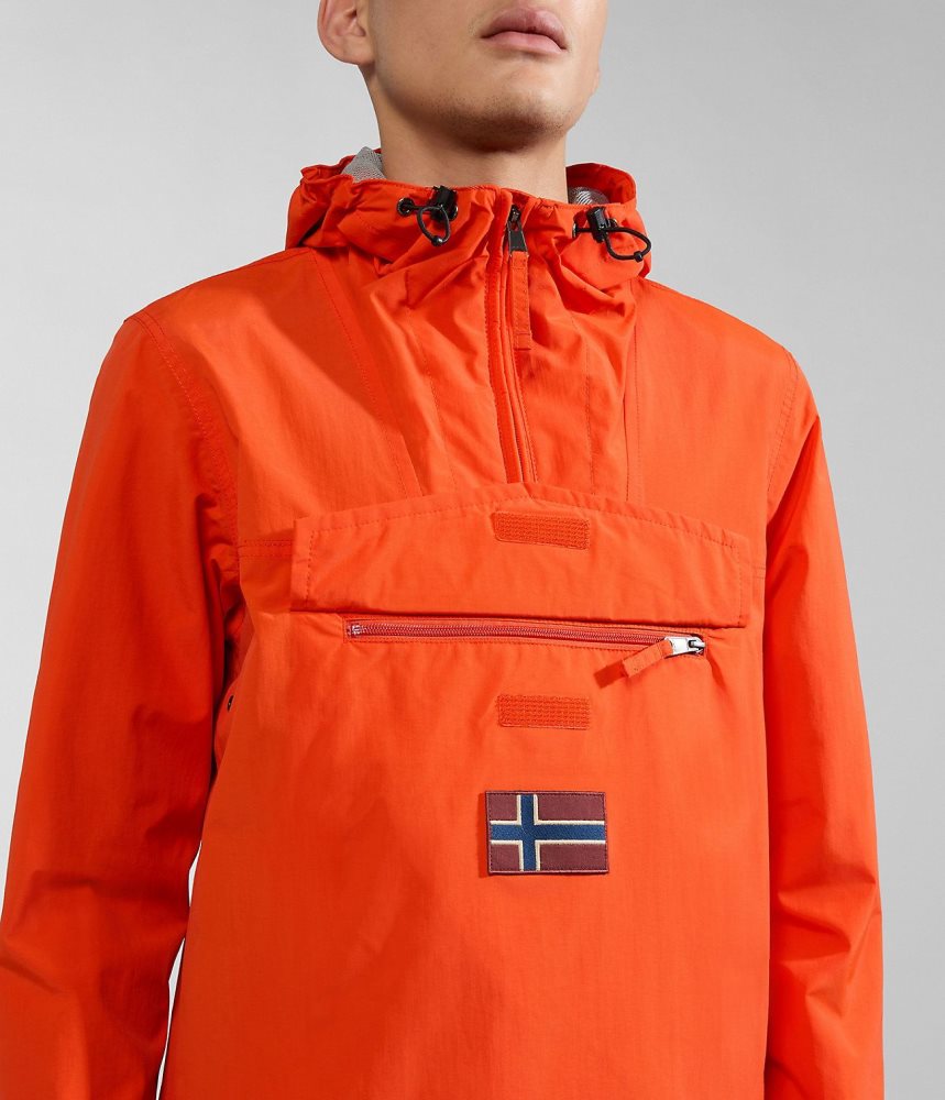 Napapijri Rainforest Summer Anorak Jacket Muške Anoraks Narančaste | AEZI-29186