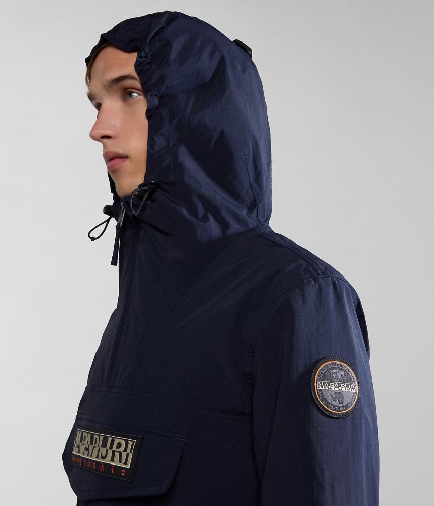 Napapijri Rainforest Summer Anorak Jacket Muške Anoraks Tamno Plave | MCGR-09253