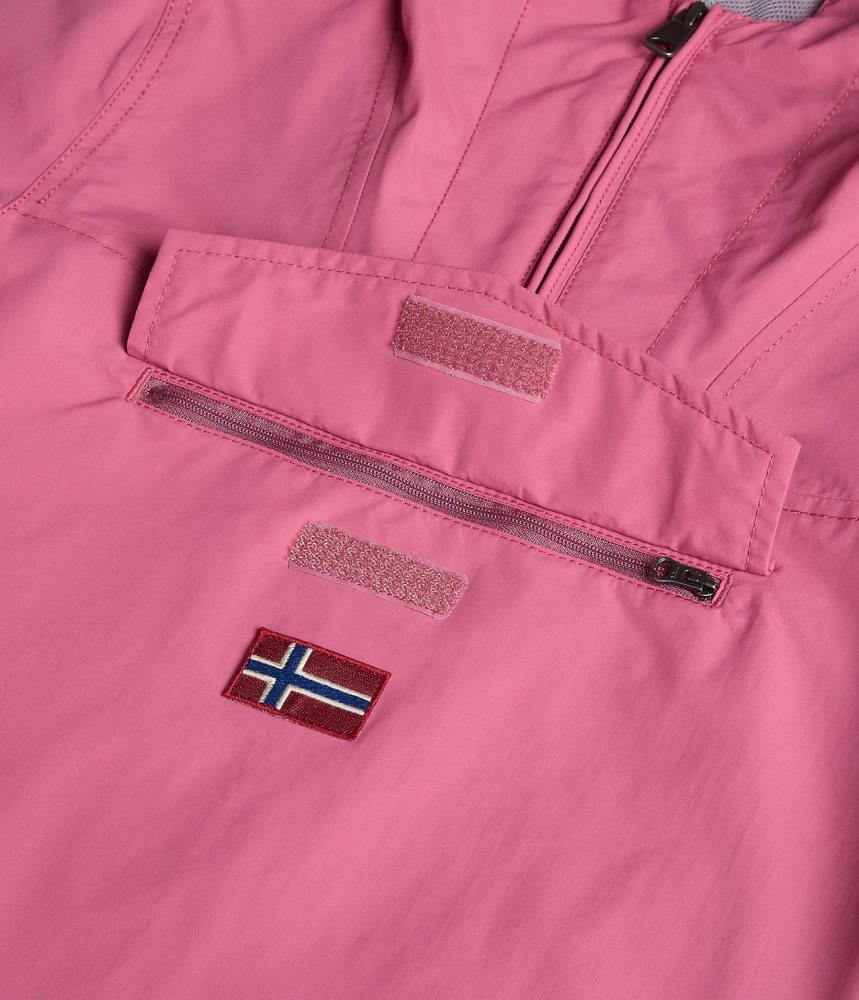 Napapijri Rainforest Summer Anorak Jacket (4-16 YEARS) Dječje Anoraks Roze | HXAK-23876