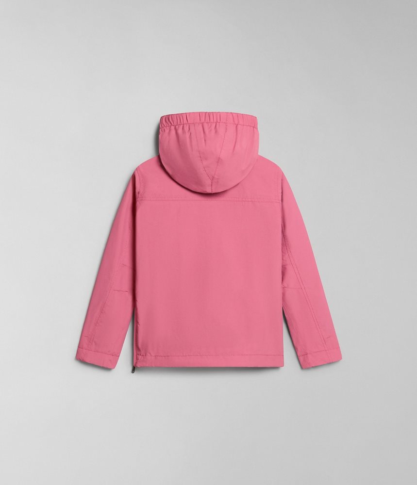 Napapijri Rainforest Summer Anorak Jacket (4-16 YEARS) Dječje Anoraks Roze | HXAK-23876