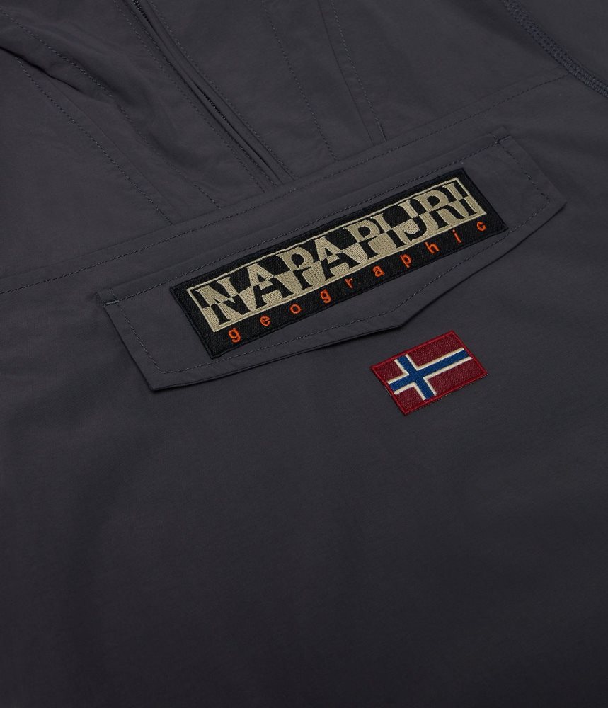 Napapijri Rainforest Winter Anorak Jacket (4-16 YEARS) Dječje Anoraks Tamno Sive | YLSV-67029