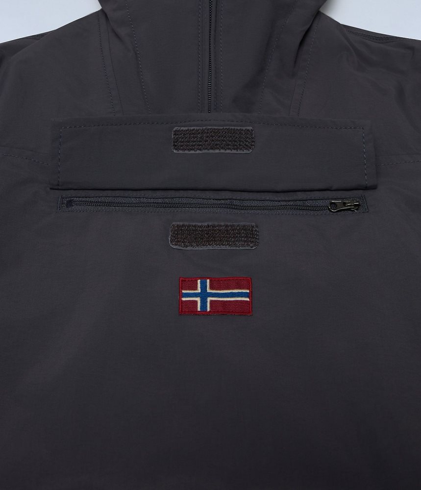 Napapijri Rainforest Winter Anorak Jacket (4-16 YEARS) Dječje Anoraks Tamno Sive | YLSV-67029