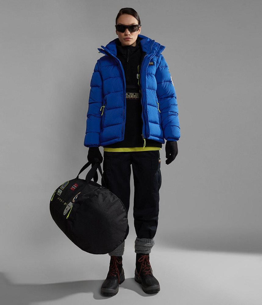 Napapijri Rick Puffer Jacket Muške Puffer Jakna Plave | QBAD-53791