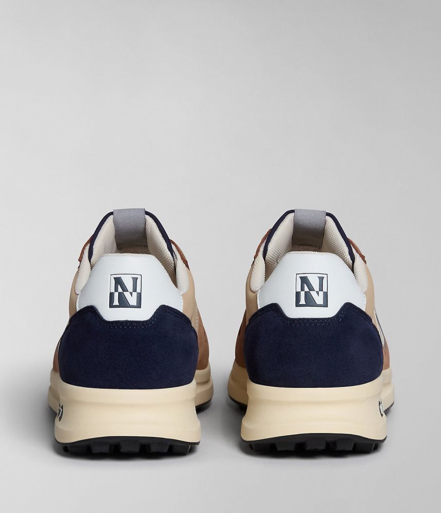 Napapijri Slate OG Trainers Muške Tenisice Boje Senfa | JXIM-25814