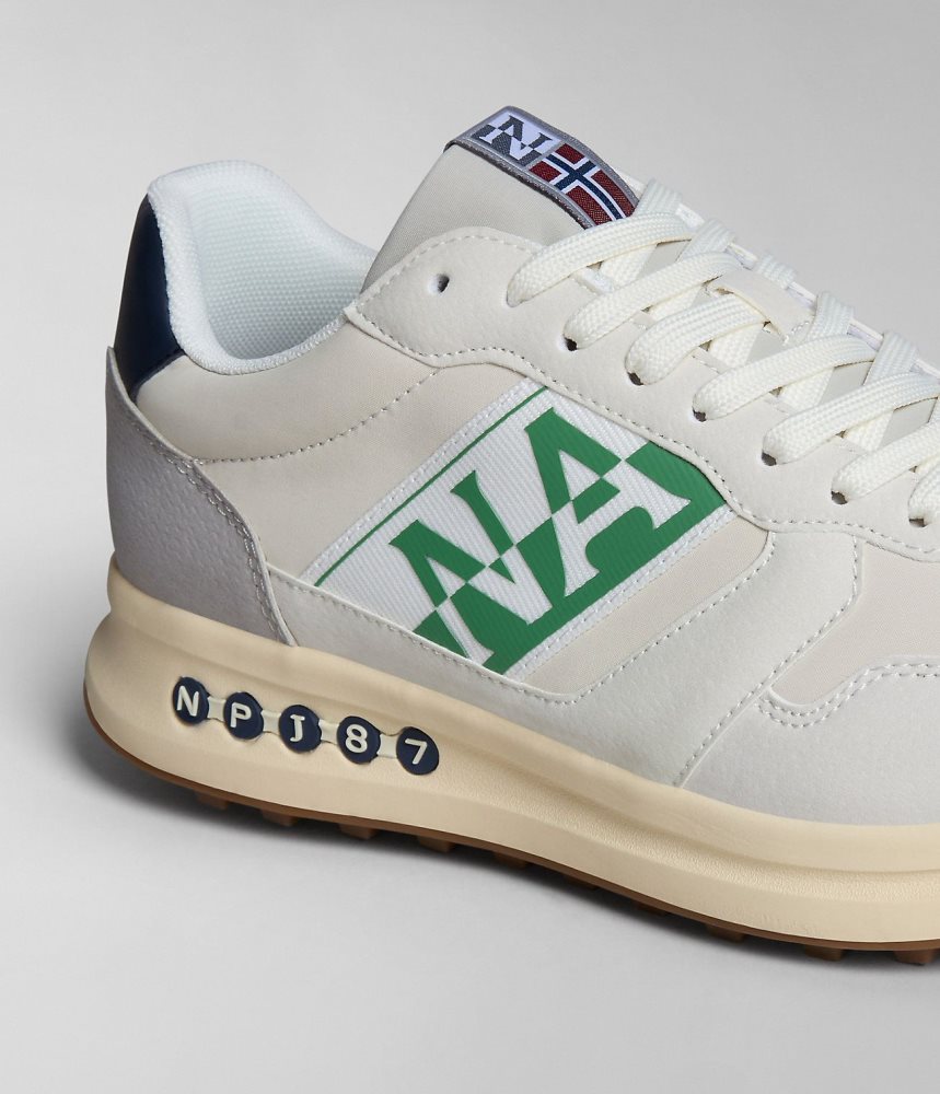 Napapijri Slate OG Trainers Muške Tenisice Bijele | HRCP-26541