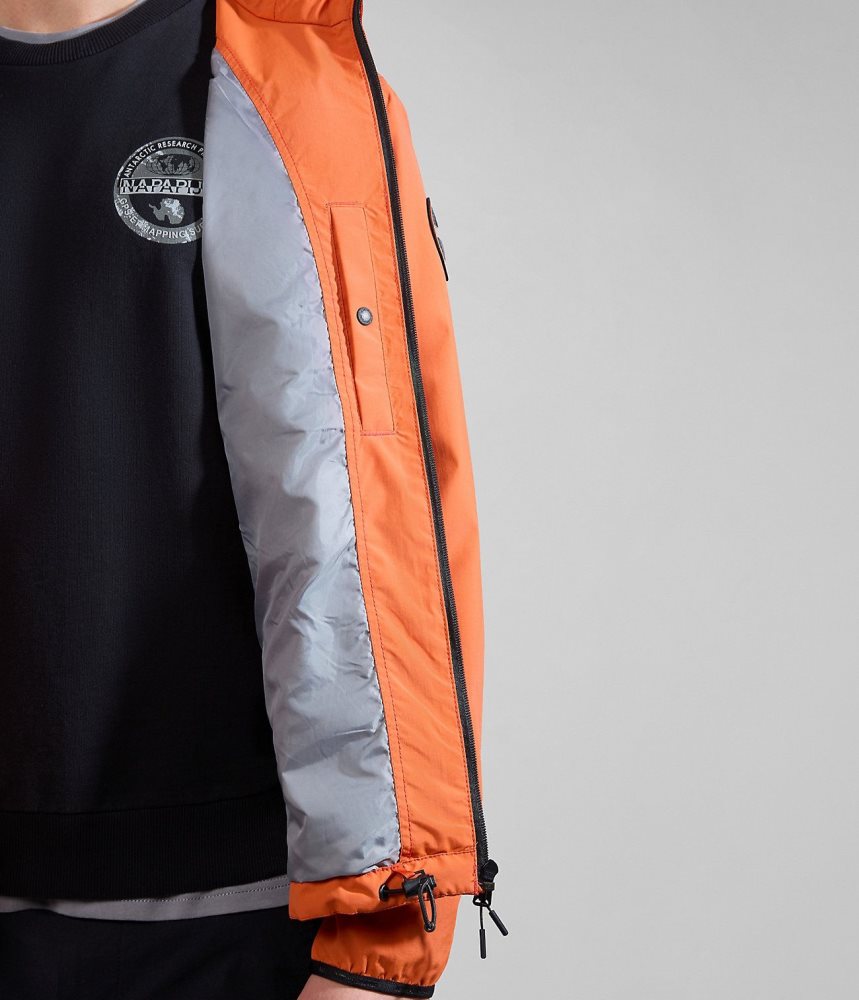 Napapijri Tundra Jacket Muške Short Jackets Narančaste | QWAD-02358