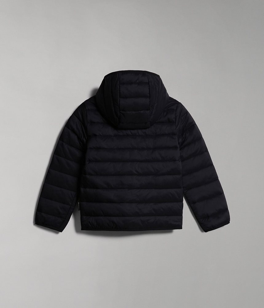 Napapijri Verna Puffer Jacket (4-16 YEARS) Dječje Puffer Jakna Crne | WEHC-19672