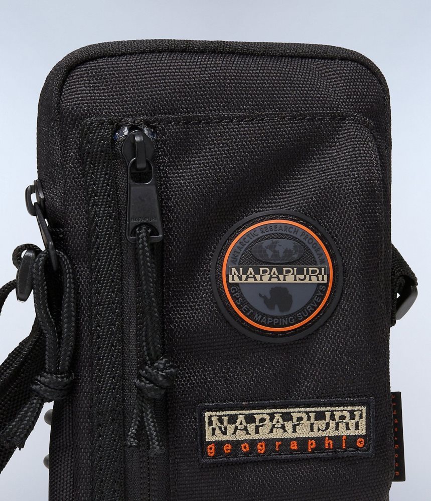 Napapijri Voyage Crossover Bag Dječje Torbe Crne | BWTX-30578