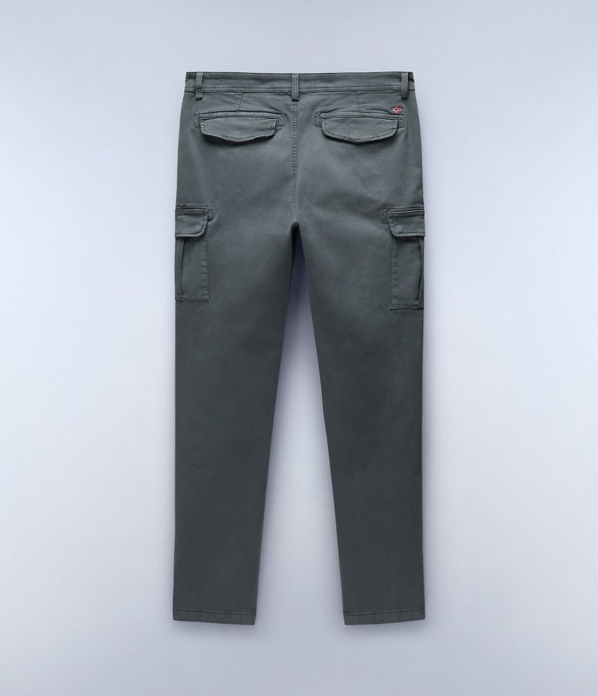 Napapijri Yasuni Cargo Trousers Muške Cargo Hlače Zelene | QLKS-53967