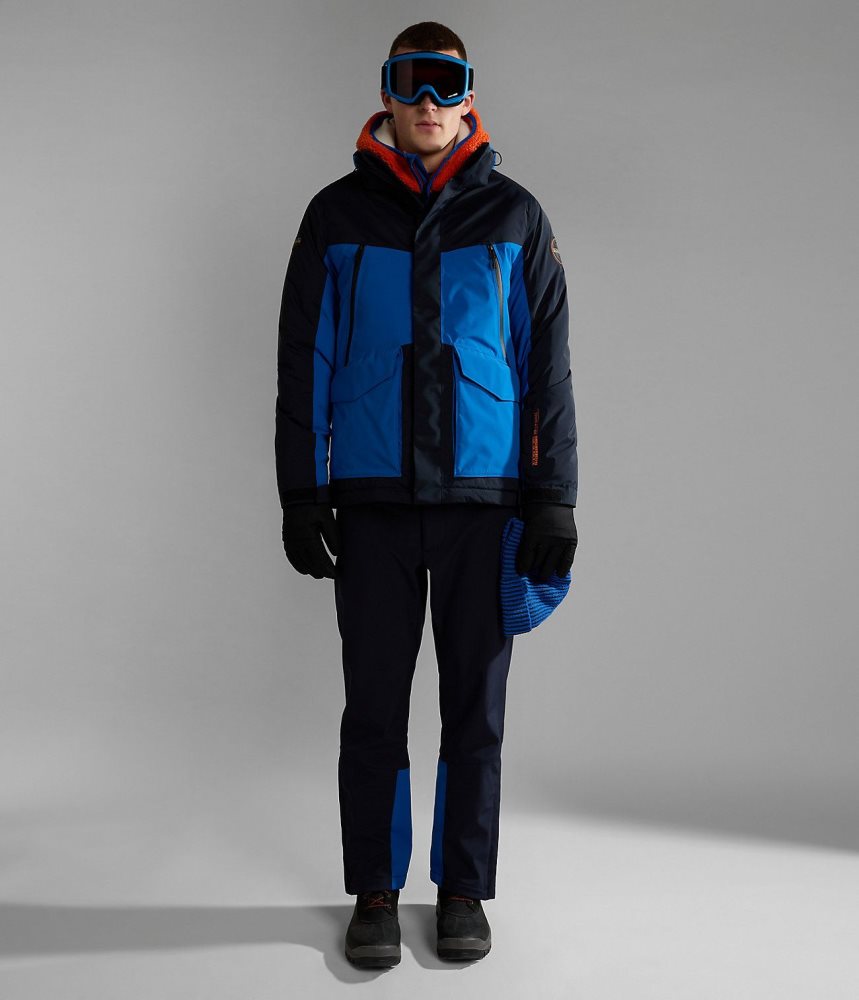 Napapijri Zeroth Ski Pants Muške Skijaške Hlače Plave | BVLI-41387